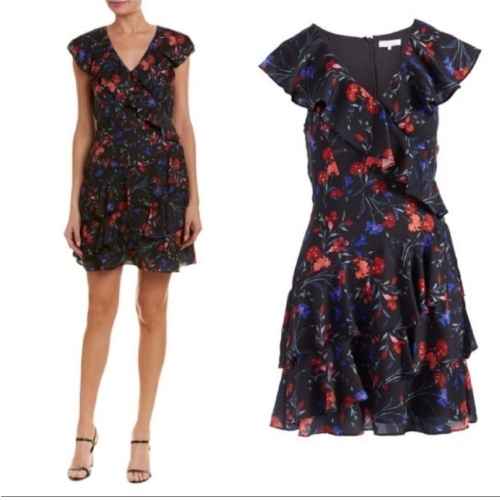 Parker NY‎ Abrico Floral Ruffle Fit & Flare Dress
Size M